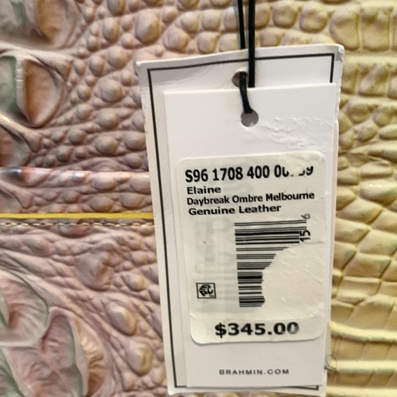 Brahmin Elaine daybreak Ombré Melbourne satchel bag - Picture 10 of 17